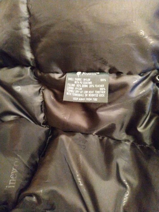 Пуховик Pinewood XL пух-перо ( Швеция)
