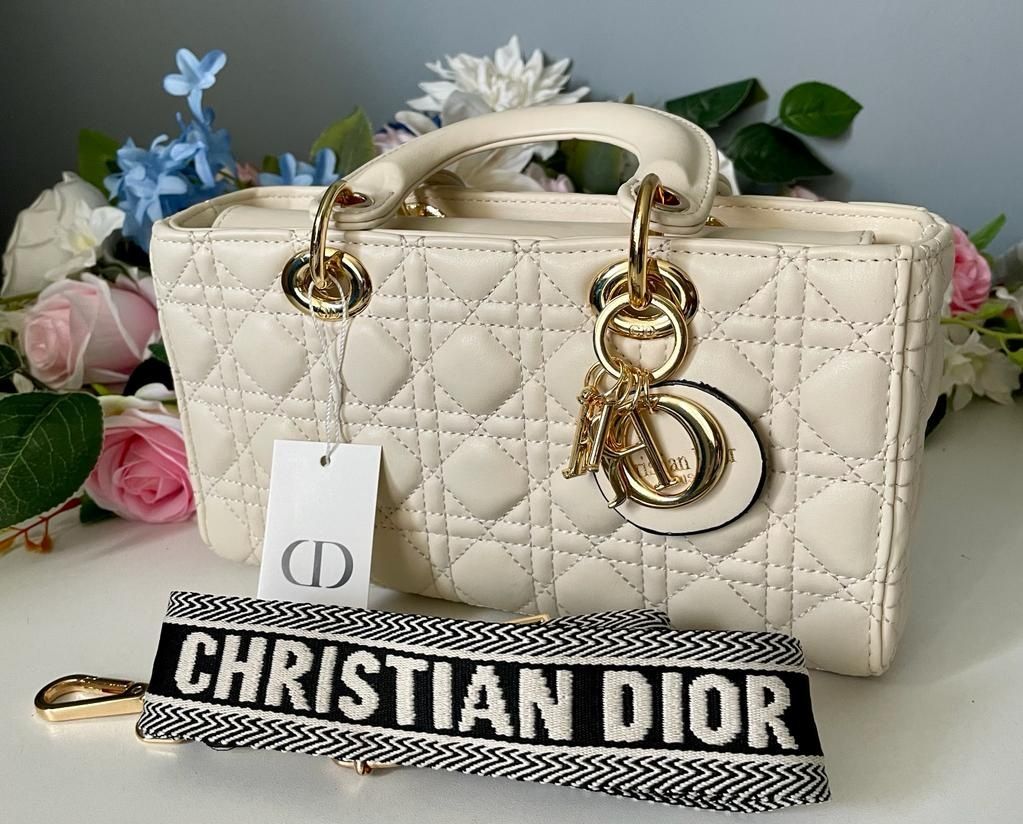 Torebka damska beżowa hit Lady Dior