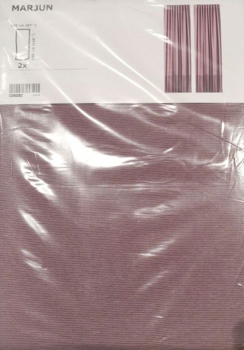 MARJUN IKEA Zasłony zaciemniające kolor liliowy. 140x300