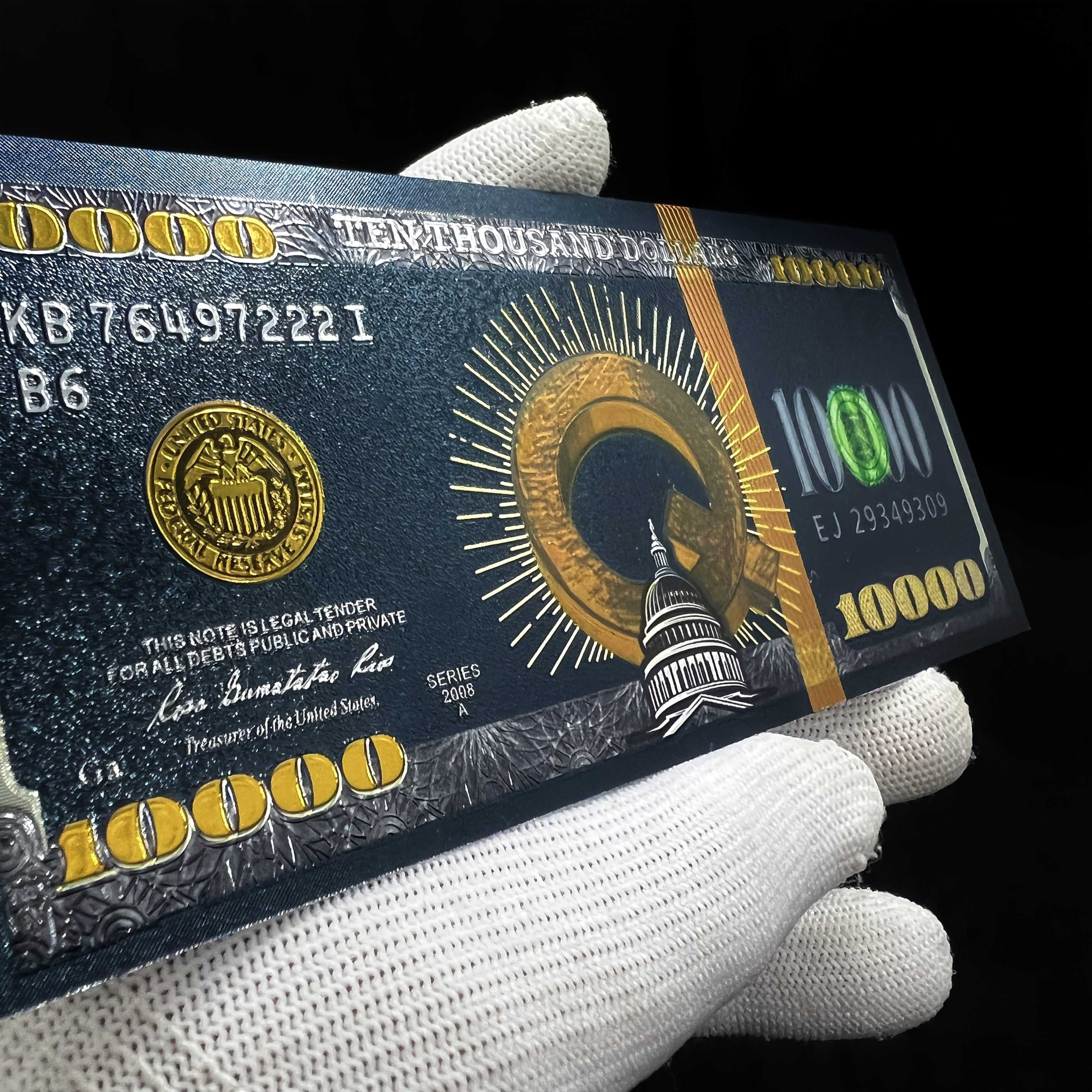 Kolekcjonerski banknot 10 000 dolarów USA - replika / imitacja