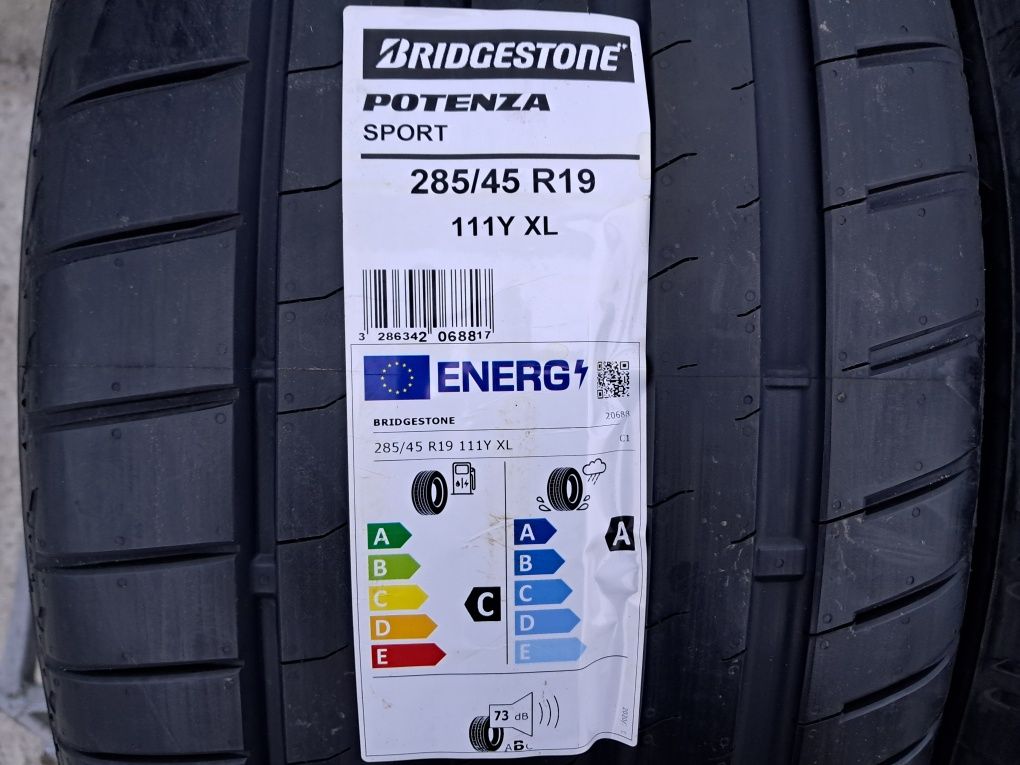 285/45 R19 Bridgestone Potenza Sport BMW X5 X6, Резина літня, НОВА,