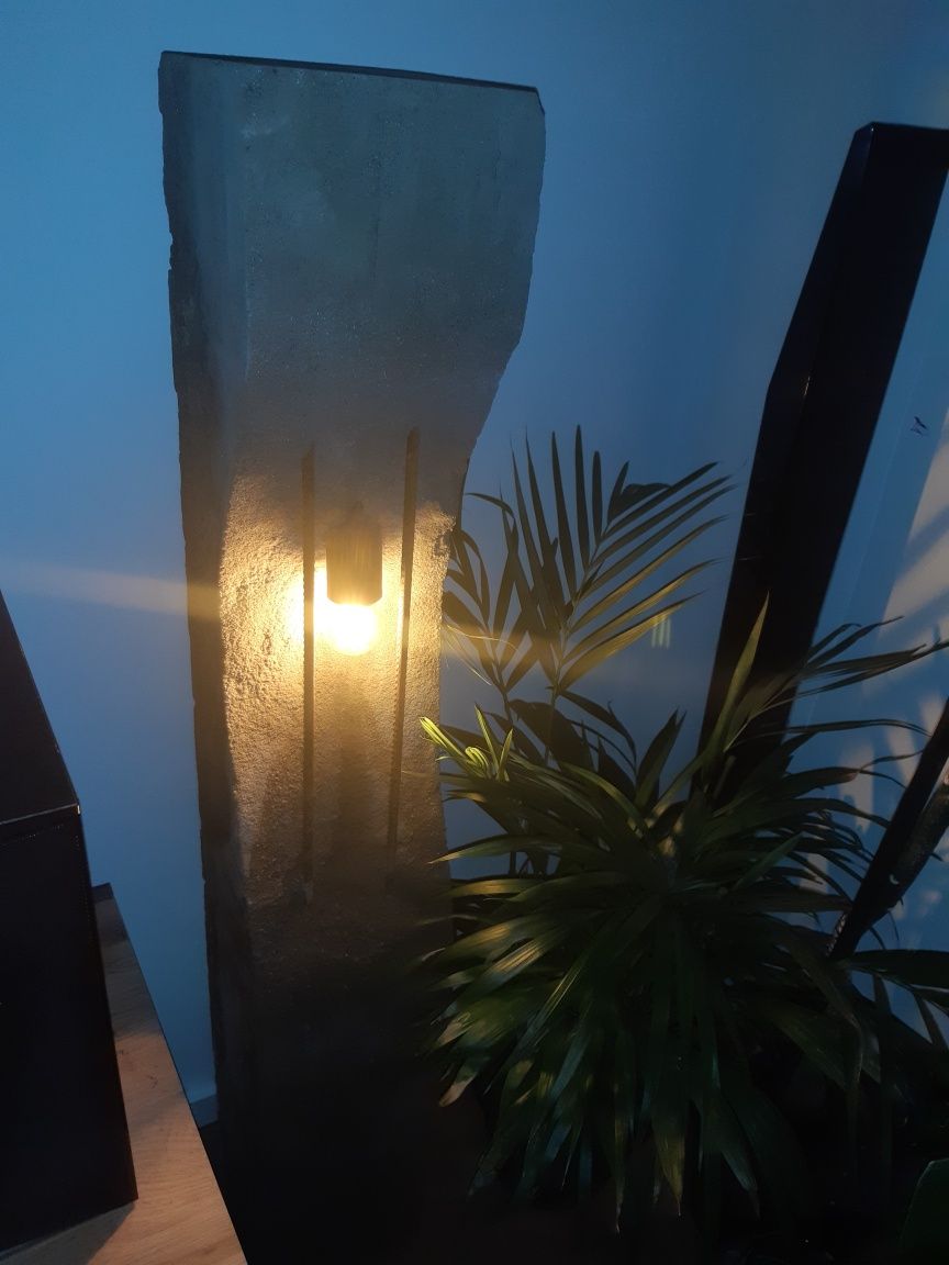 Lampa stojąca betonowa loft industial