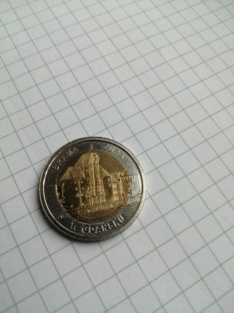 Moneta 5 zł Gdańsk