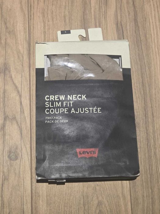 2 pak koszulek Levis rozm. S beżowa + szara