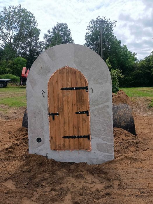 piwnica betonowa ogrodowa ziemianka 350 schody tunel wentylacja