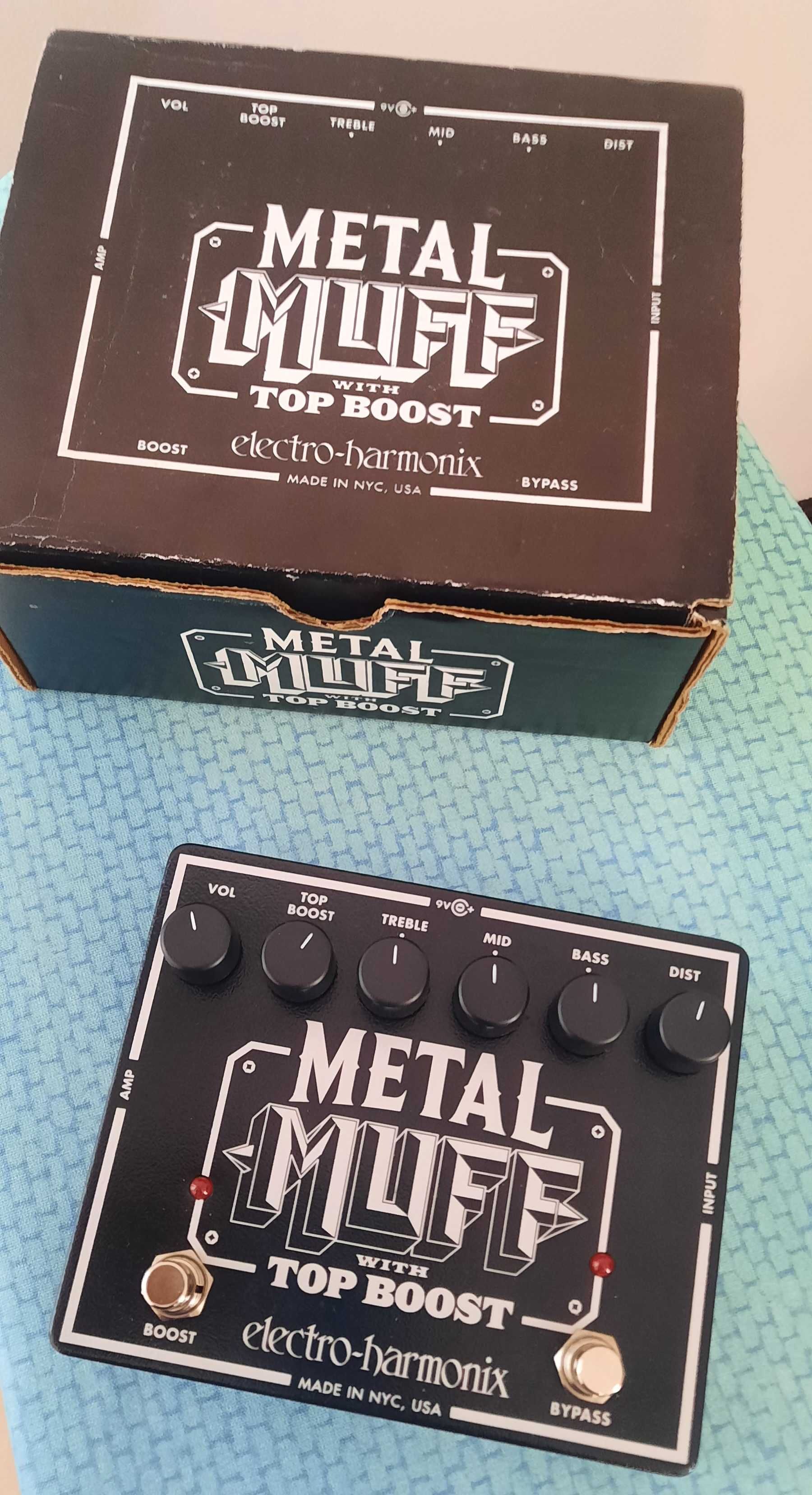 Pedal de Guitarra Electro Harmonix Metal Muff/ Top Boost