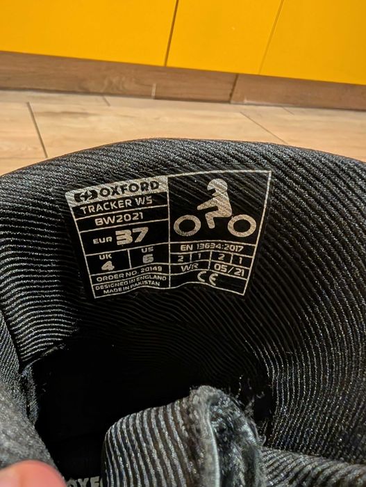 Buty motocyklowe Oxford tracker BW 2021