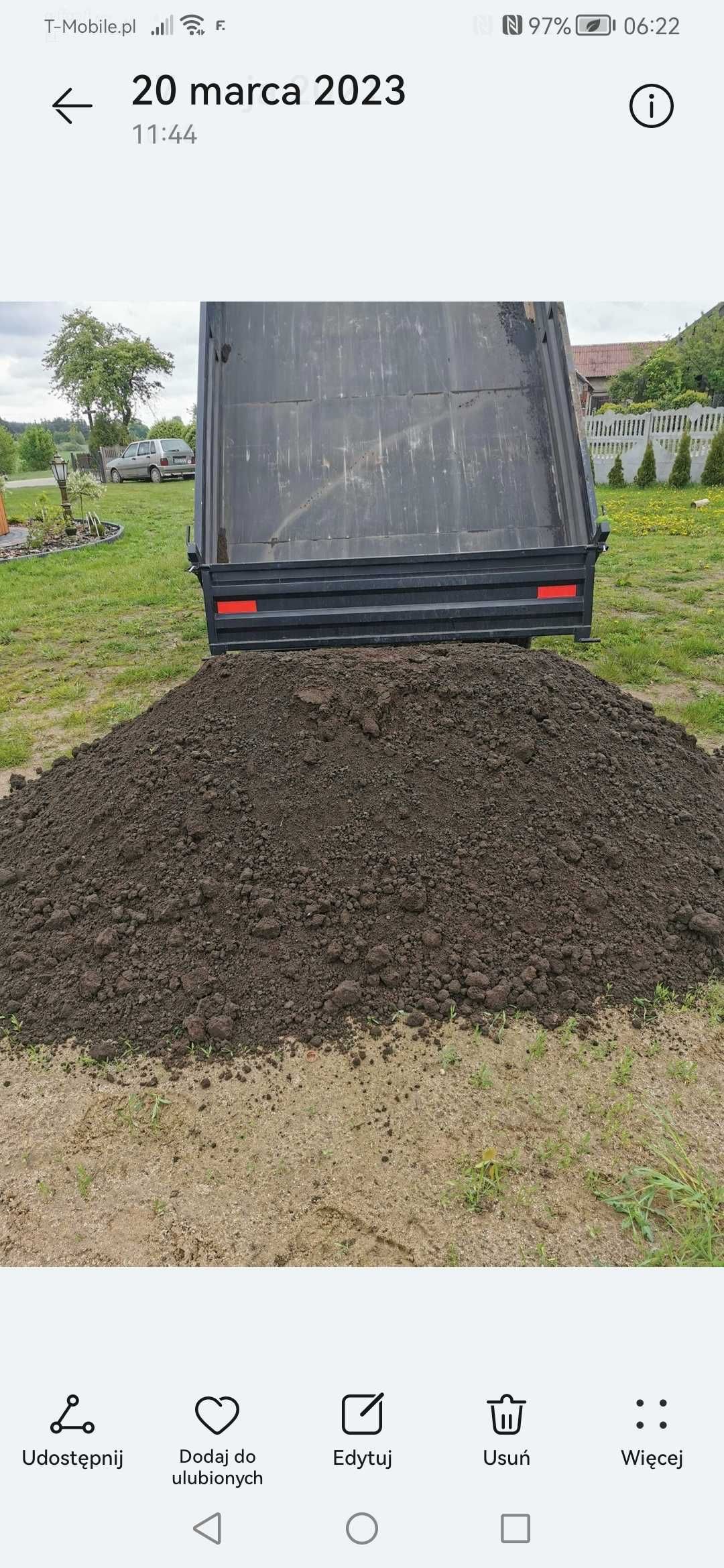 SuchyBeton//PiasekPłukany//Czarnoziem//Kruszywa//Minikoparka 2.6T