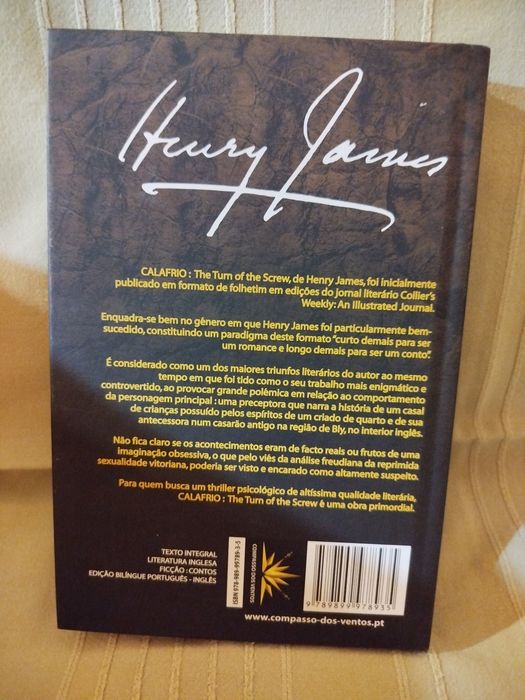 Calafrio, de Henry James