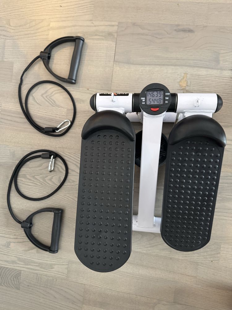 Stepper prosty, domowy fitness z linkami