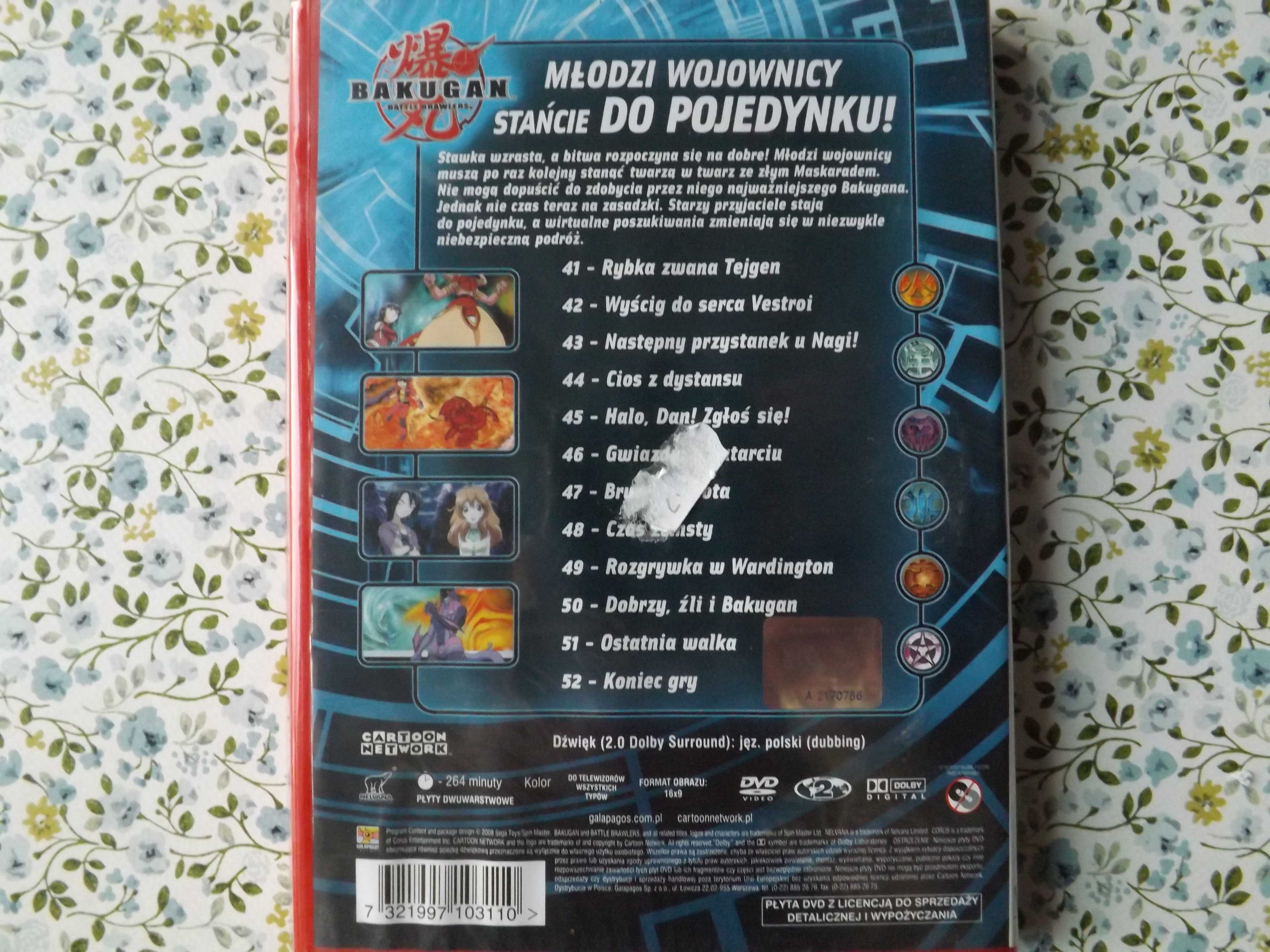 Bakugan 2 dvd cześć 4 film bajka