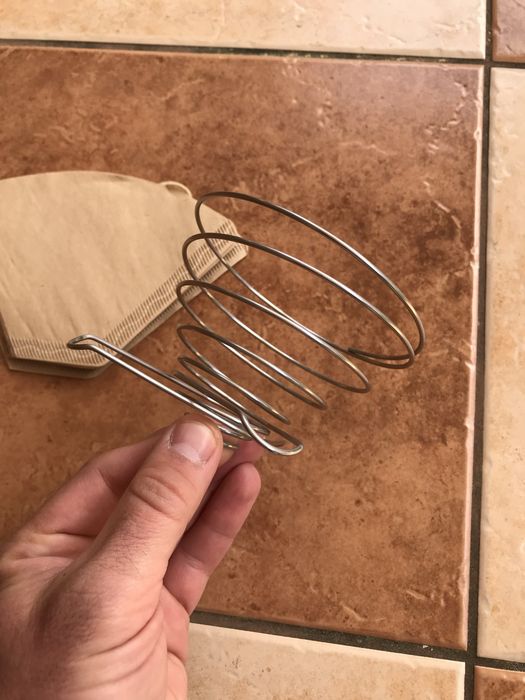 Dripper do kawy przelew sprezynowy skladany turystyczny edc bushcraft