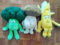 Peluches frutas e legumes