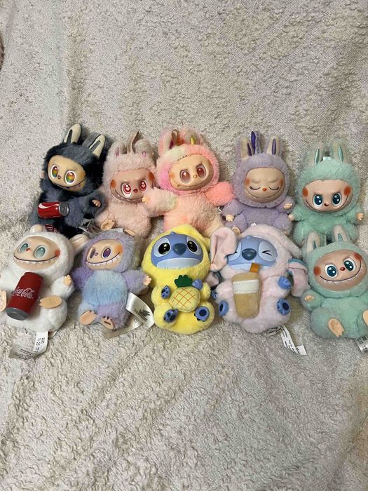 Мʼяка іграшка лабубу стіч щенячий патруль спрункі міньйон