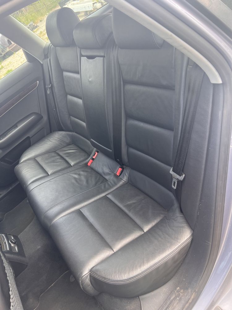 Салон Audi A6 C6 Сидіння Диван Чорна Шкіра Електро