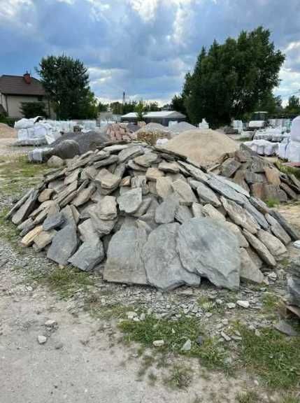 Łupek Szarogłazowy Kamień Płyty Kaskadowe Elewacja Ścieżka Akwarium