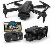 Dron z Kamerą Mini 360° Odwracalny 2 Kamery FPV Składany 2 Baterie