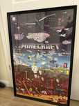 Plakat Minecraft w ramce Ikea