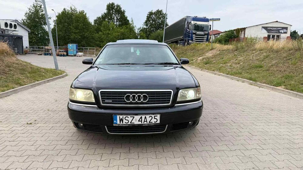 Sprzedam Zadbane Audi A8,naped na 4 koła. anglik zarejestrowany,2.8v6b