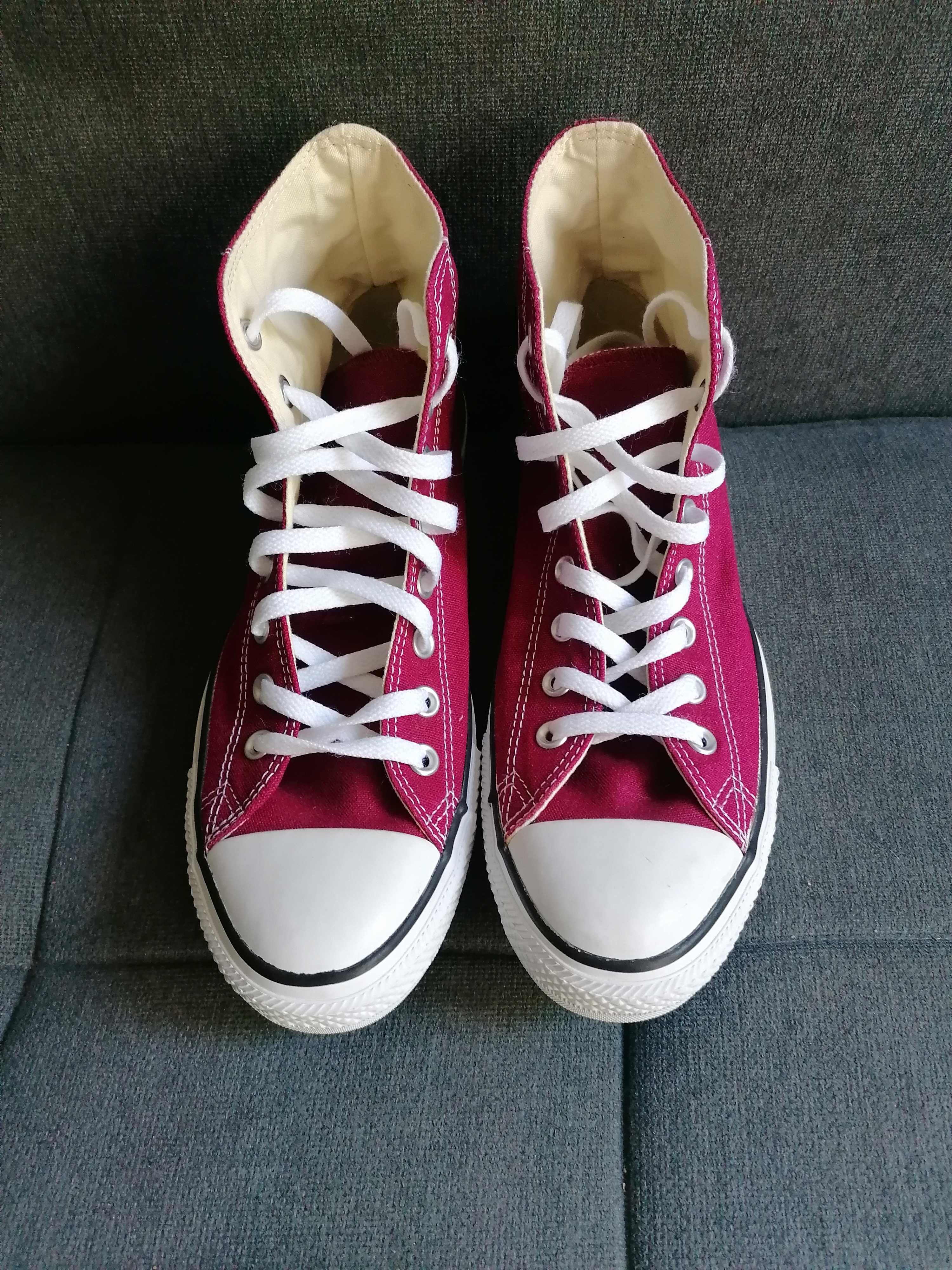 Trampki Converse bordowe czerwone unisex 43