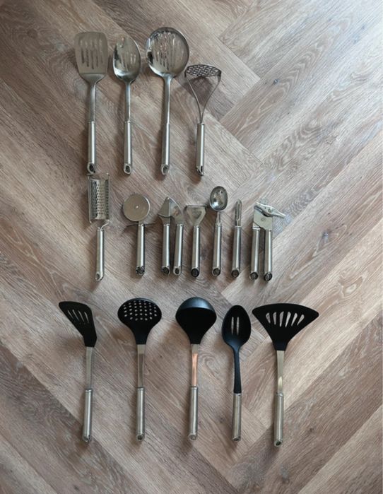 Zestaw akcesoriow kuchennych TKMaxx Stainless Steel