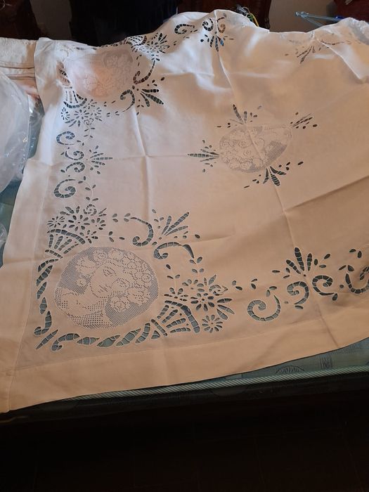 Toalha de chá  muito antiga.