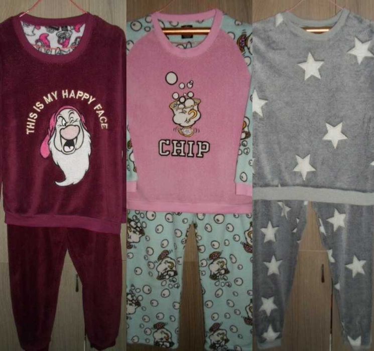 костюм домашний пижама раздельная размер M/L UK- 12/14/16 Eur 40/42/44