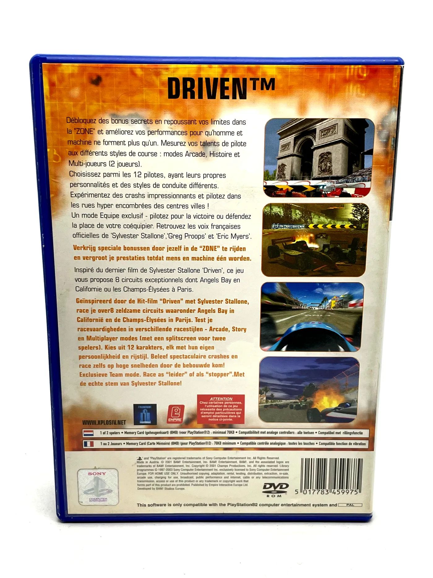 Driven PS2 Po Angielsku Kompletna