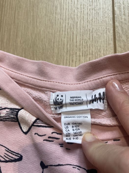 Bluza H&M 134 oversize