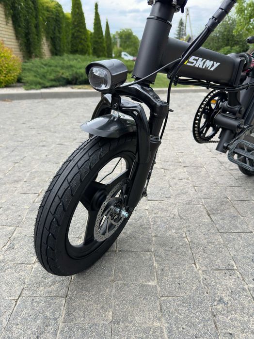 Електровелосипед ASKMY U15 чорний (48V 600W 18AH з сидінням та кошиком