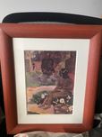 Ilustracao gaugin, emoldurado cono Novo