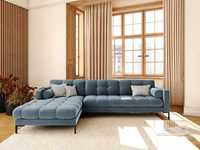 Narożnik sofa narożna lewostronna 5-osobowa Bali Blue 293x185x75cm