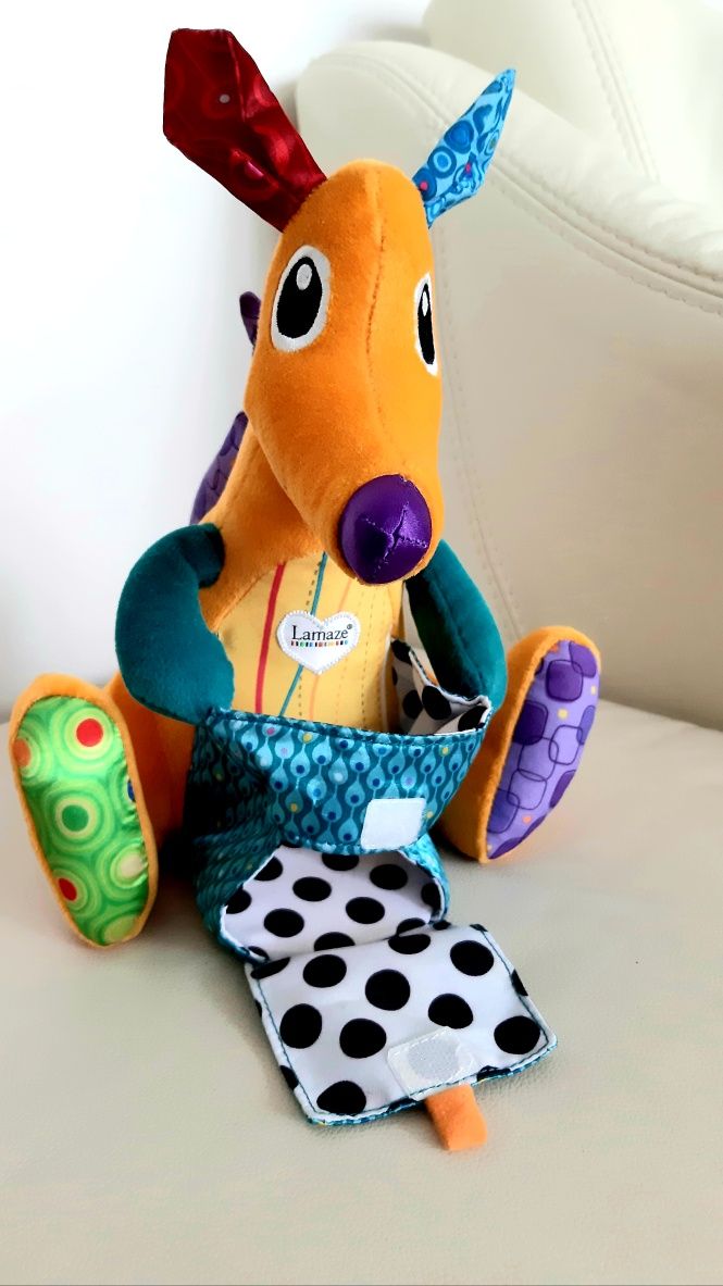 Lamaze kangur + 3 kulki