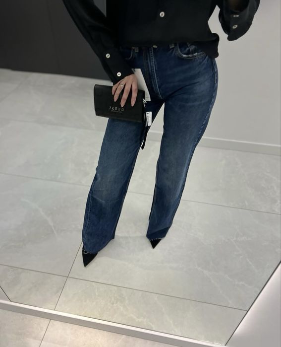Джинси zara wide leg