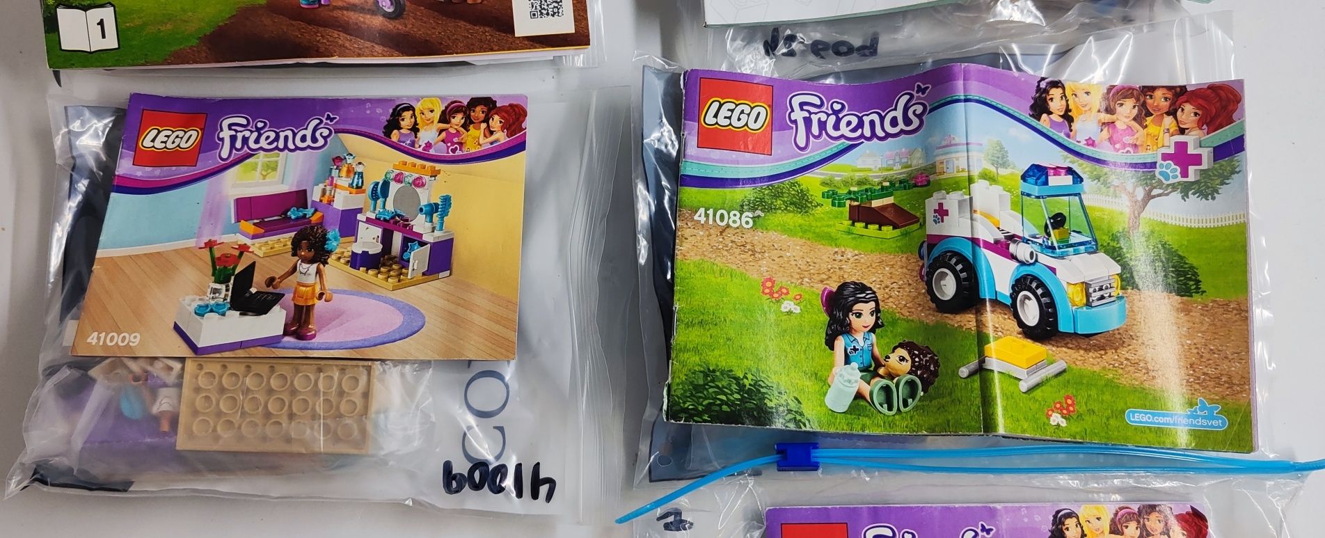 7 Conjuntos Lego Friends com Defeito