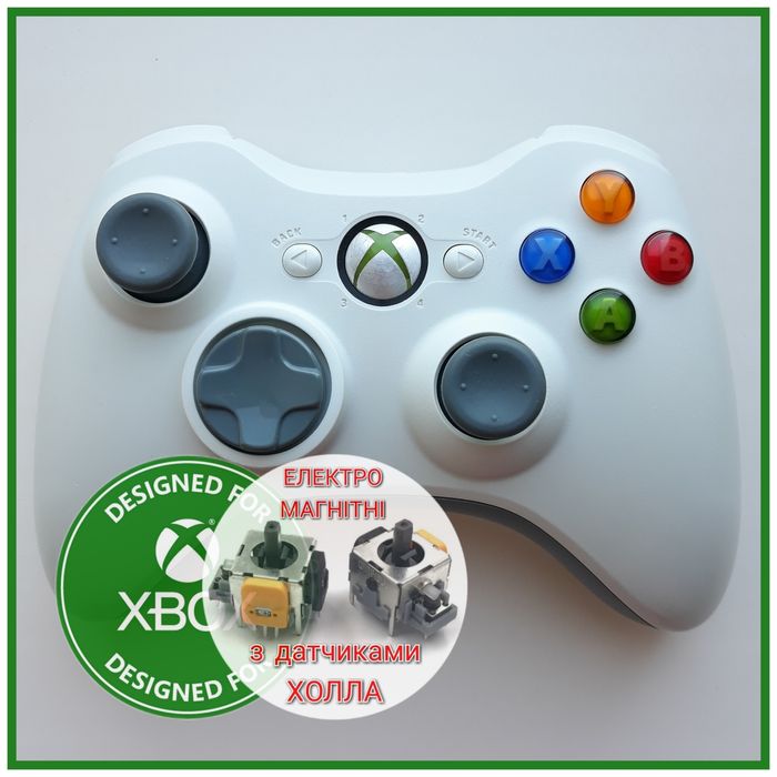 ‼️ ОРИГІНАЛ ‼️ MICROSOFT™ Xbox 360 Wireless Controller White