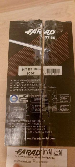 Aluminiowy bagażnik dachowy poprzeczki 130cm Farad