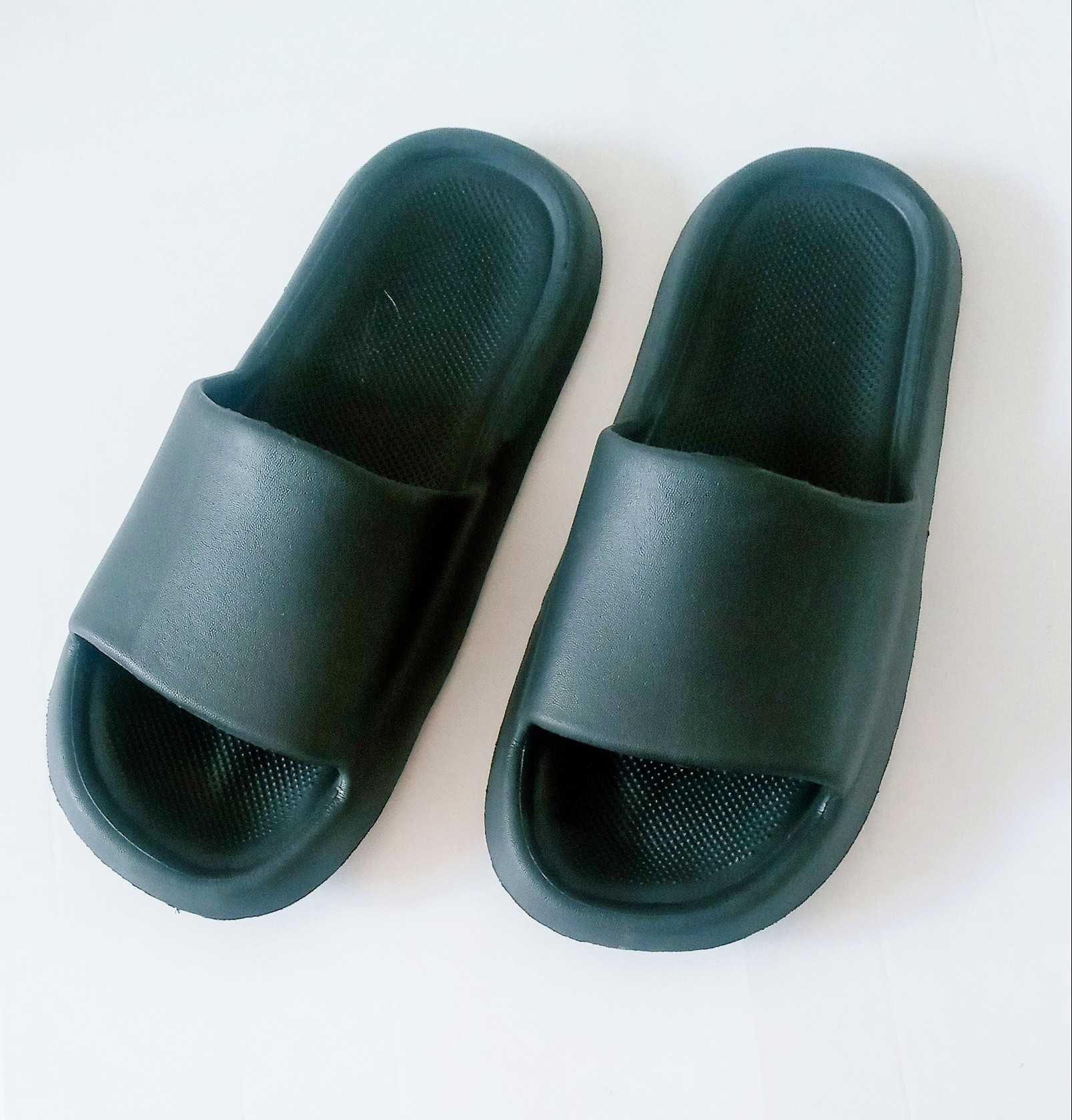 Klapki unisex czarne