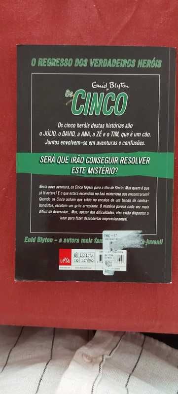 Livro Os cinco - voltam à ilha