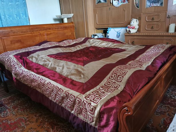 Łóżko drewniane do sypialni 160x200