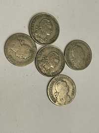 22 moedas de 1$ antigas de varias datas