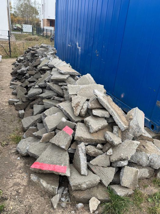 Oddam gruz betonowy za darmo, z odbiorem osobistym Konstancin Jeziorna