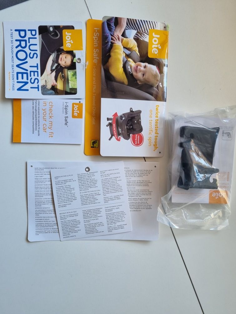 Obrotowy fotelik samochodowy JOIE i-Spin Safe 0-18,5kg ISOFIX