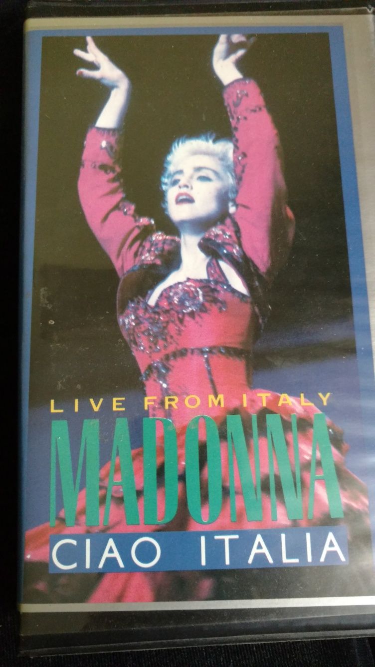 Kaseta VHS Madonna, zaplombowana