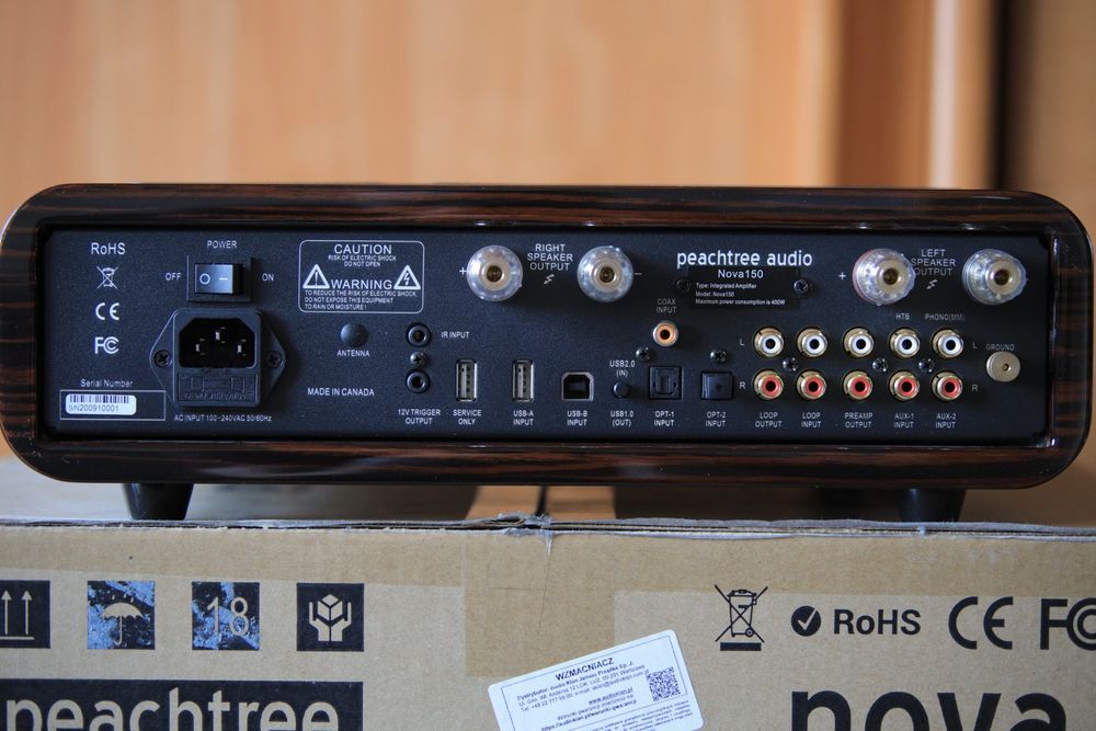 ̶6̶0̶0̶0̶ Black Friday Wzmacniacz Peachtree Nova 150 V2 klasa wejścio
