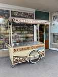Riksza wózek na lody rower gastronomiczny biznes mobilny na lato