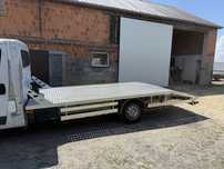 Najazd zabudowa autolaweta ducato master sprinter iveco LT