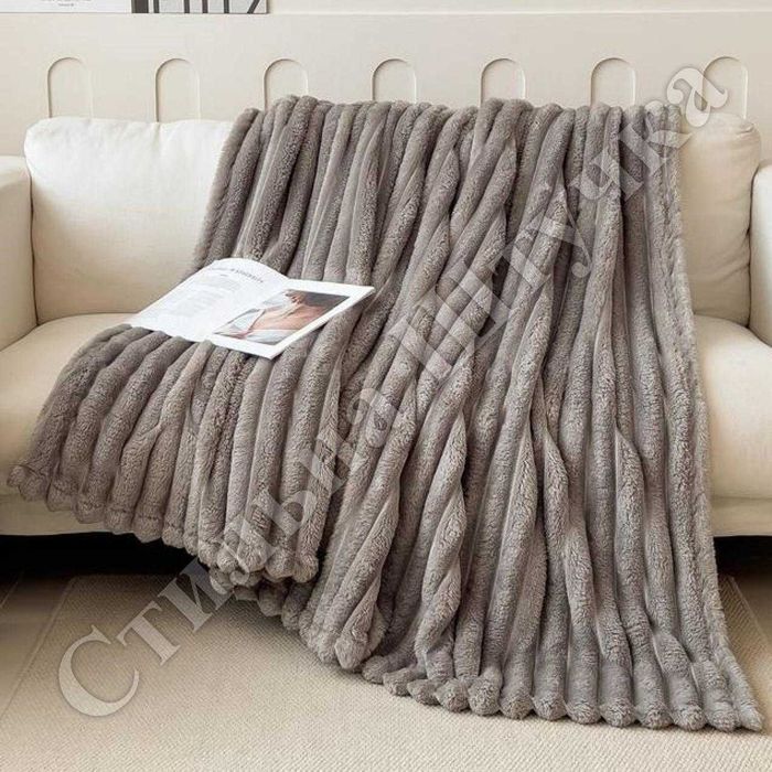 Шикарні покривала Шарпей полоса 5см, розмір Євро (200х230) в сумці