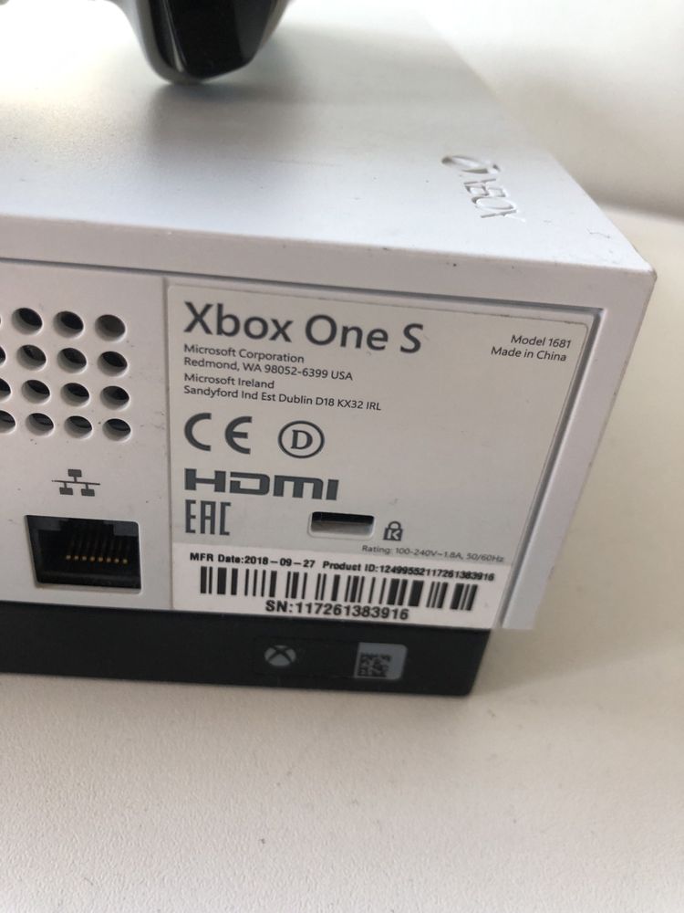 XBOX ONE S konsola biała