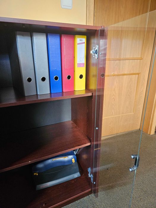 witryna oszklona, biblioteczka sz83 w115 gł43